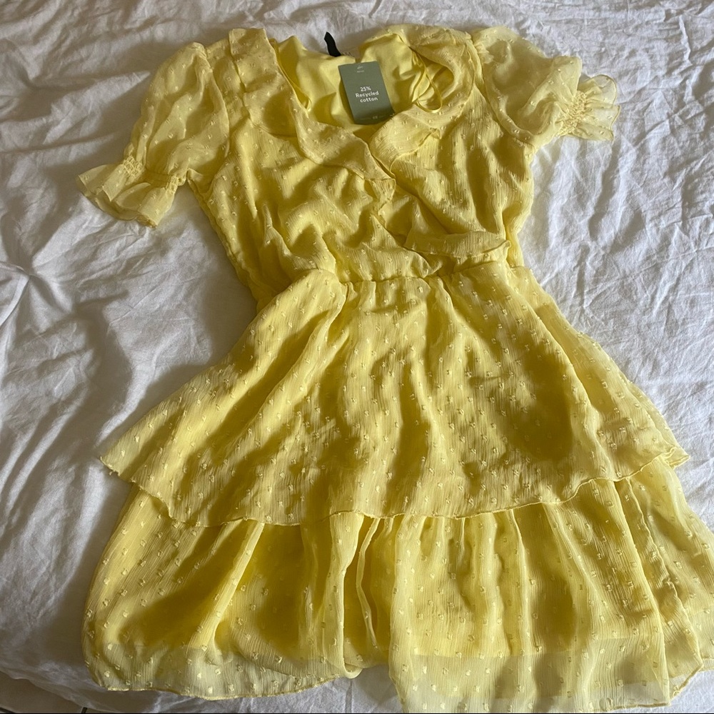 H&M Light Yellow Dress